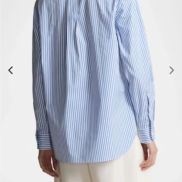 Women’s Polo Ralph Lauren Blue Striped Shirt - Picture 4 of 7
